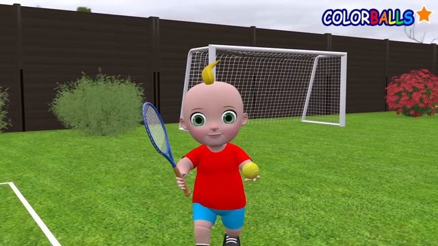 The Soccer Ball Football Song | Sports Ball Kids Song & Nursery Rhymes смотреть онлайн