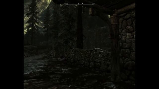 Необычное северное сияние в SKYRIM смотреть онлайн