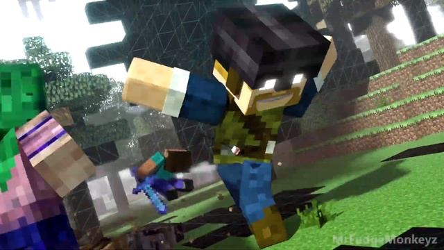Crazy Steve - Minecraft Animation смотреть онлайн