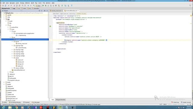 Android app development in Hindi - Basic Project Structure - ANDROID STUDIO смотреть онлайн