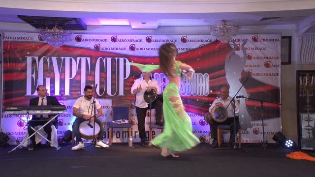 Amazing #bellydancer Anastasia VOLKOVA Russia //Egyptian orchestra Katie's Eshta #bellydance смотреть онлайн