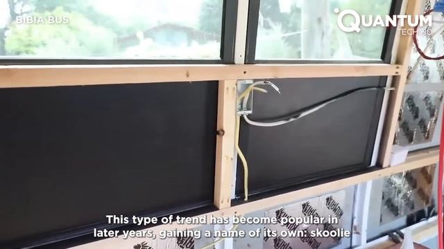 DIY School Bus Conversion to an Amazing Off-Grid Home | by @BibiaBus смотреть онлайн