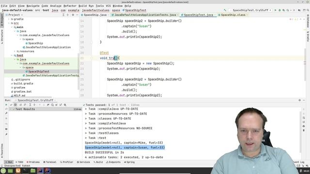 Java Lombok Default Values Builder смотреть онлайн