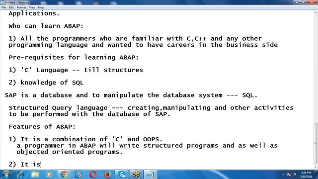 SAP ABAP by Skill Venue смотреть онлайн