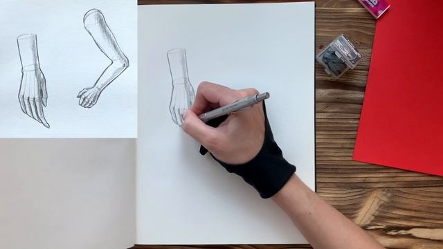 КАК НАРИСОВАТЬ РУКИ? Бесплатный урок смотреть онлайн