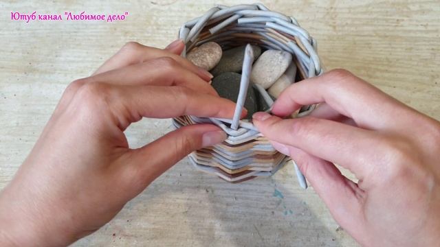 Супер Легкие загибки для начинающих на плетеных корзинах смотреть онлайн