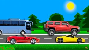 КАКИЕ АВТОМОБИЛИ БЫВАЮТ? Учим виды транспорта - видео про машинки