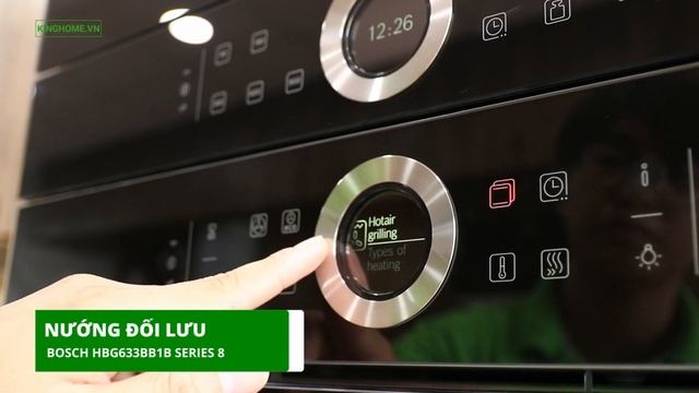 Lò nướng Bosch HBG633BB1B - Serie 8 смотреть онлайн