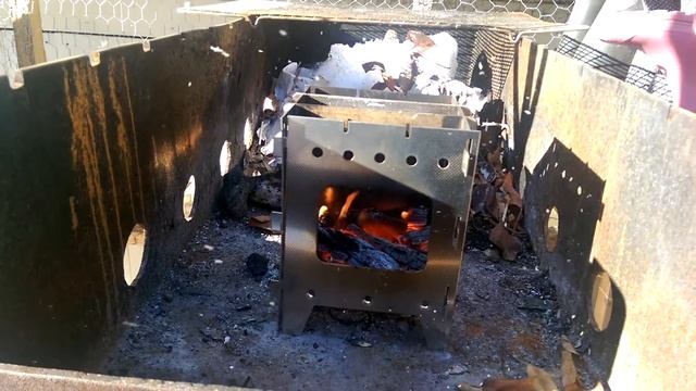 Щепочница "Бундесторг". Кипячение воды.. Часть 1. смотреть онлайн