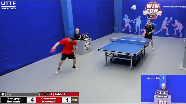 02:40 Хамурда Виталий 3-0 Ожиганов Николай стол 4 Юг-4 03.04.21 смотреть онлайн