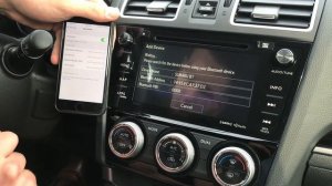Subaru - Pairing your Phone with Bluetooth
