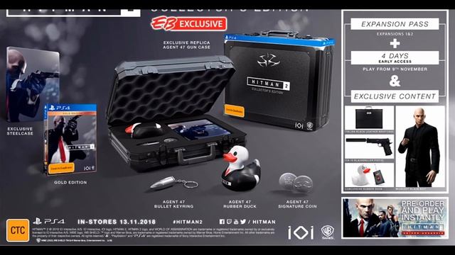 Upcoming: HITMAN 2 Collector's Edition смотреть онлайн