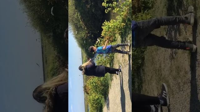 Feeding the ducks challenge! смотреть онлайн