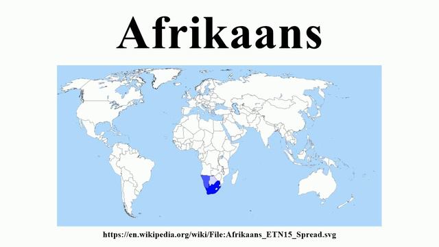 Afrikaans