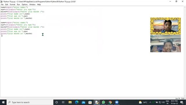 I am doing python work with my friend смотреть онлайн