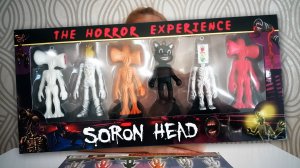 ФИГУРКИ СИРЕНОГОЛОВЫХ: Сиреноголовый, Картун Кэт, Светофороголовый, Дым, SCP