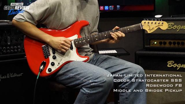 Fender Japan Limited International Color Stratocaster Maple FB VS Rosewood FB Review (No Talking) смотреть онлайн