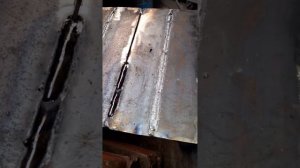 Сварка электродами пластин 6 мм потолком без отрыва с обратным валиком!