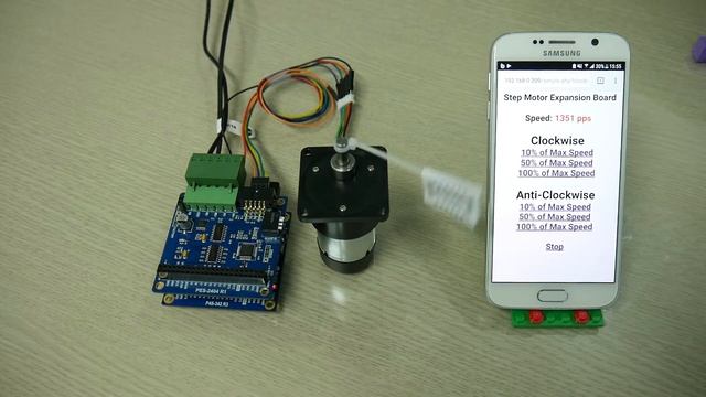 Simple Control and Monitor Brushed DC motor via Web смотреть онлайн
