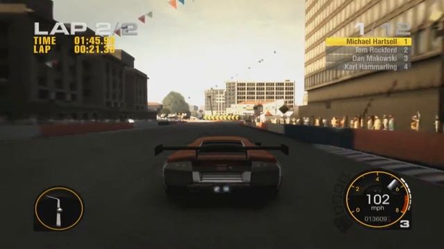 GRID Race Test AMD Phenom x3 720 Black Edition XFX GeForce 9800 GTX+ смотреть онлайн