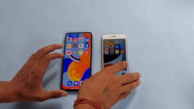 //iphone 7 _vs //redmi note 11 pro //Speed test 👍👍 смотреть онлайн