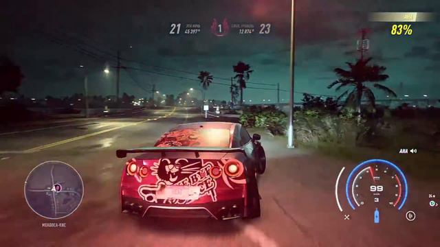 Need For Speed Heat. Shaw Cash and chasing Ana's Camaro. Погоня Аны на Камаро. смотреть онлайн