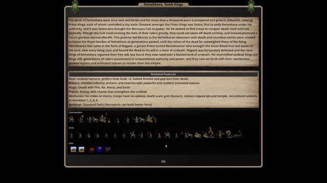 Warhammer Dominions 5: Tomb Kings National Overview смотреть онлайн