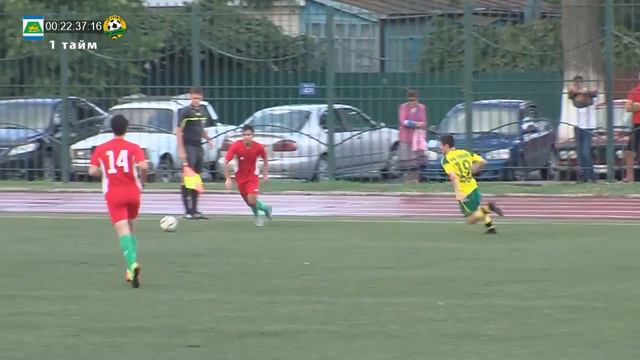 ФК "Олимп" - ФК "Кубань" 1:2. 16.09.2018. 1-ый тайм смотреть онлайн