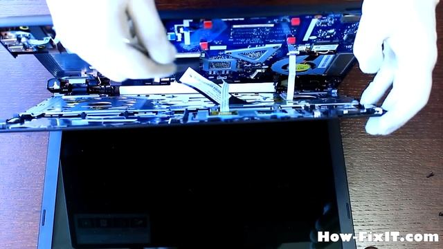Acer Aspire E5-521 (E1-511G) disassembling and fan cleaning, разборка и чистка ноутбука смотреть онлайн