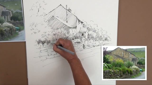 Create beautiful Watercolours by planning ahead with Charcoal art смотреть онлайн
