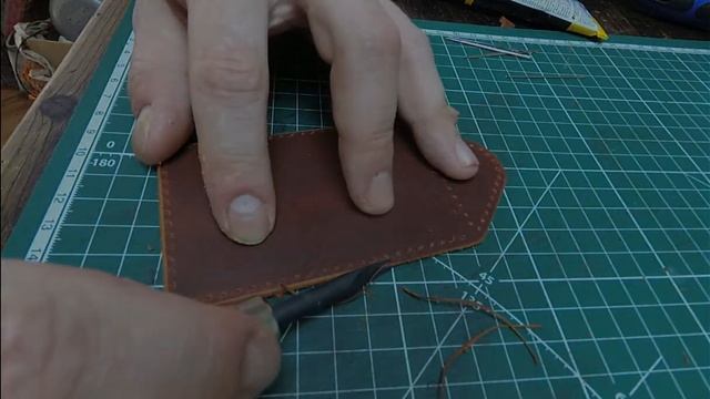 Выкройка для новичка. Чехол для пропуска./Pass case. Free pattern. смотреть онлайн