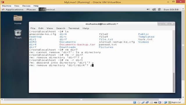 Lession 3: Linux Command Line - Video 6: Delete Files and Directories смотреть онлайн
