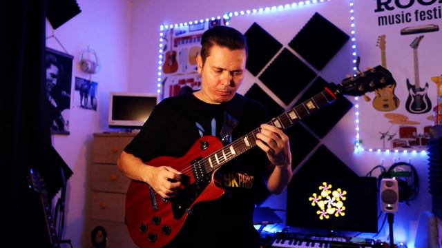 Europa Carlos Santana cover by Sasha Gibson Les Paul Studio Faded Dimarzio PAF 36th Anniversary смотреть онлайн
