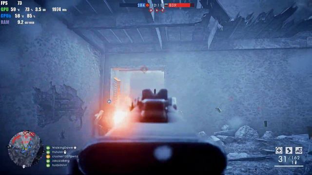 Quad Core i7 4770 Bottleneck Example 1 [GTX 1070 Ultra Battlefield 1] смотреть онлайн