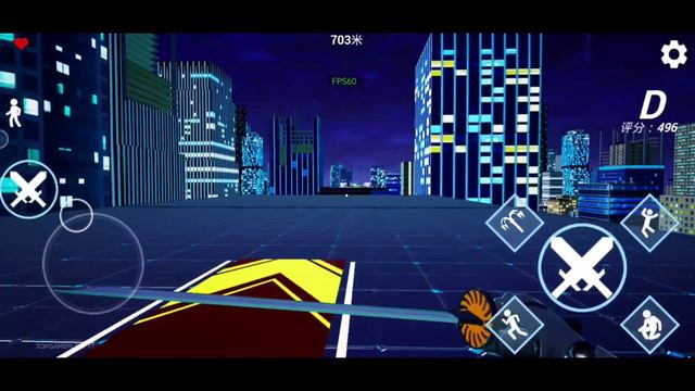 Ghostrunner Like Mobile FPS Beta Gameplay (Android/ iOS) смотреть онлайн