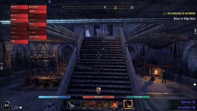 Забег в Имперский город ESO PS4 в гильдии Soulgem смотреть онлайн