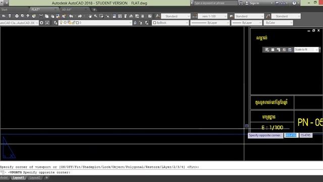 The best Video : Model and Layout taps in AutoCAD by Khmer Knowledge смотреть онлайн