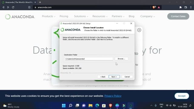 How to install anaconda python on windows 11 | Learn Python смотреть онлайн