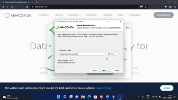 How to install anaconda python on windows 11 | Learn Python