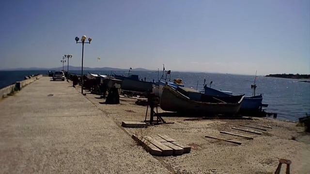 Pomorie Bulgaria Поморие Болгария Набережная смотреть онлайн