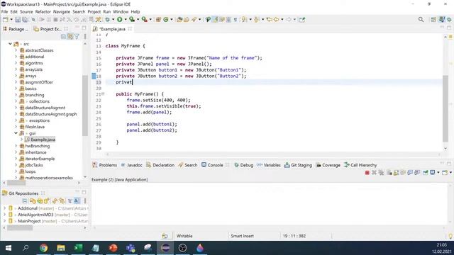 Java-13 Collections/Exceptions/Maven/GUI смотреть онлайн