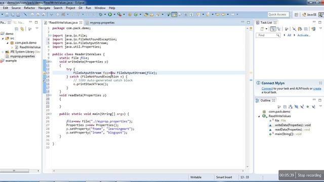 How to insert or update values to properties file dynamically using java смотреть онлайн