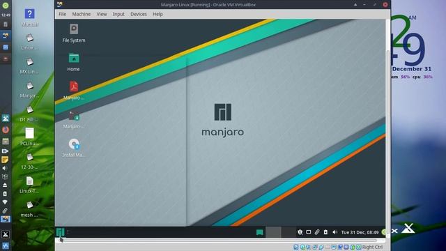 How to install Manjaro Linux xfce -18.1.2 on a Virtual Machine смотреть онлайн