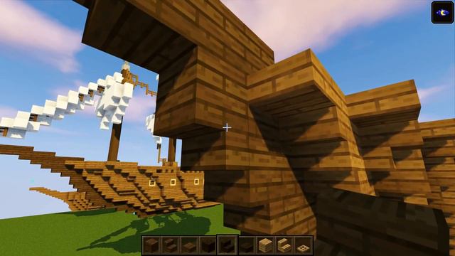 Minecraft: How to Build a Medieval Ship (Minecraft Build Tutorial) смотреть онлайн