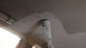 Химчистка очень грязного потолка аппаратом Tornador торнадор