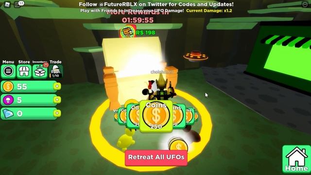 ?ВСЕ КОДЫ в Симуляторе НЛО Роблокс! Мега Быстрая Прокачка UFO Simulator Roblox смотреть онлайн