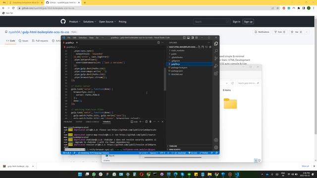 Start your next HTML Project in 1 Minute w/ this Boilerplate ❤️? Gulp + SCSS to CSS + Live Reload. смотреть онлайн