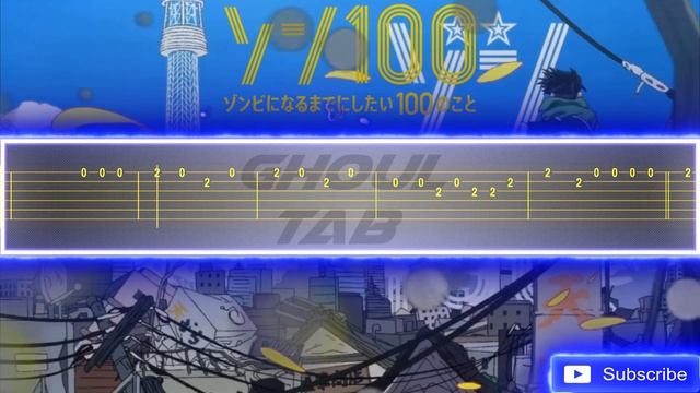 Zom 100 Bucket List of The Dead Opening - Song of the Dead (Guitar Tab 譜 Tutorial) смотреть онлайн