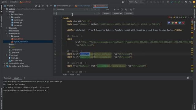 Membuat Toko Online dengan Golang - #11 Memasang Template HTML Bootstrap - Part 2 смотреть онлайн