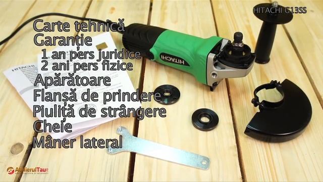 Hitachi G13STAYL - Polizor unghiular, 600 W, 125 mm - Prezentare смотреть онлайн